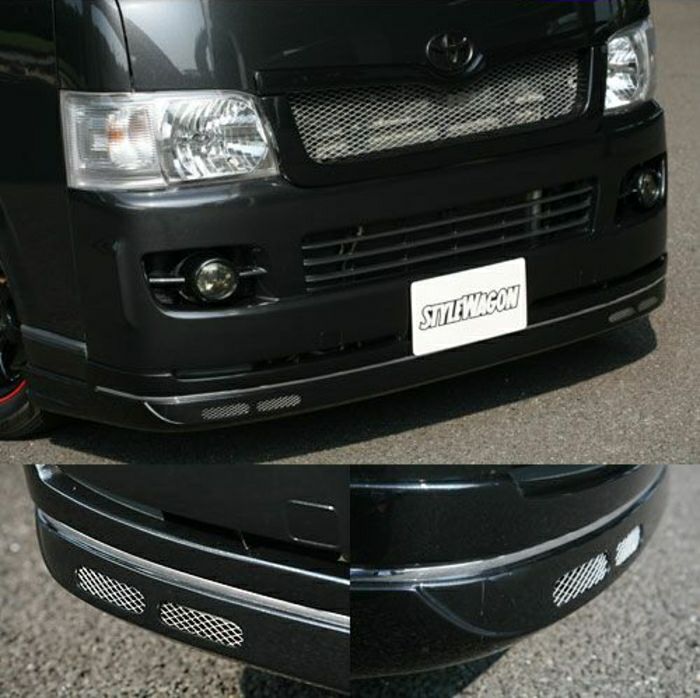 SHINKE】ハイエース200系ナロー用 SHINKE フロントリップスポイラー 