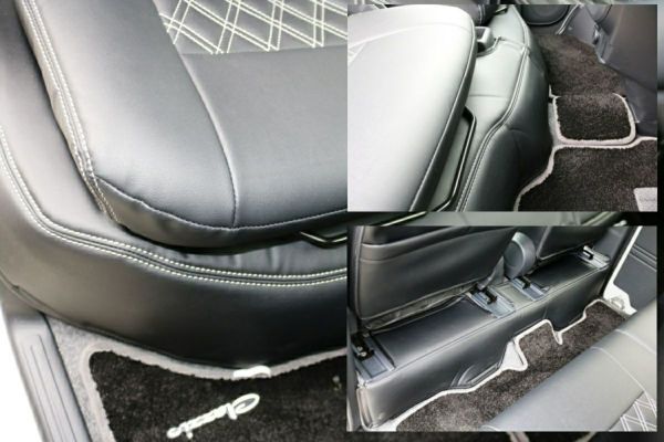 【SHINKE】S321V系 ハイゼットカーゴ専用フロント・リアデッキカバーセット 　クルーズ/ デラックス/スペシャル用