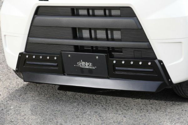 【SHINKE】S321V系 ハイゼットカーゴ　後期型専用フロントハーフスポイラー クルーズ/ デラックス/スペシャル用