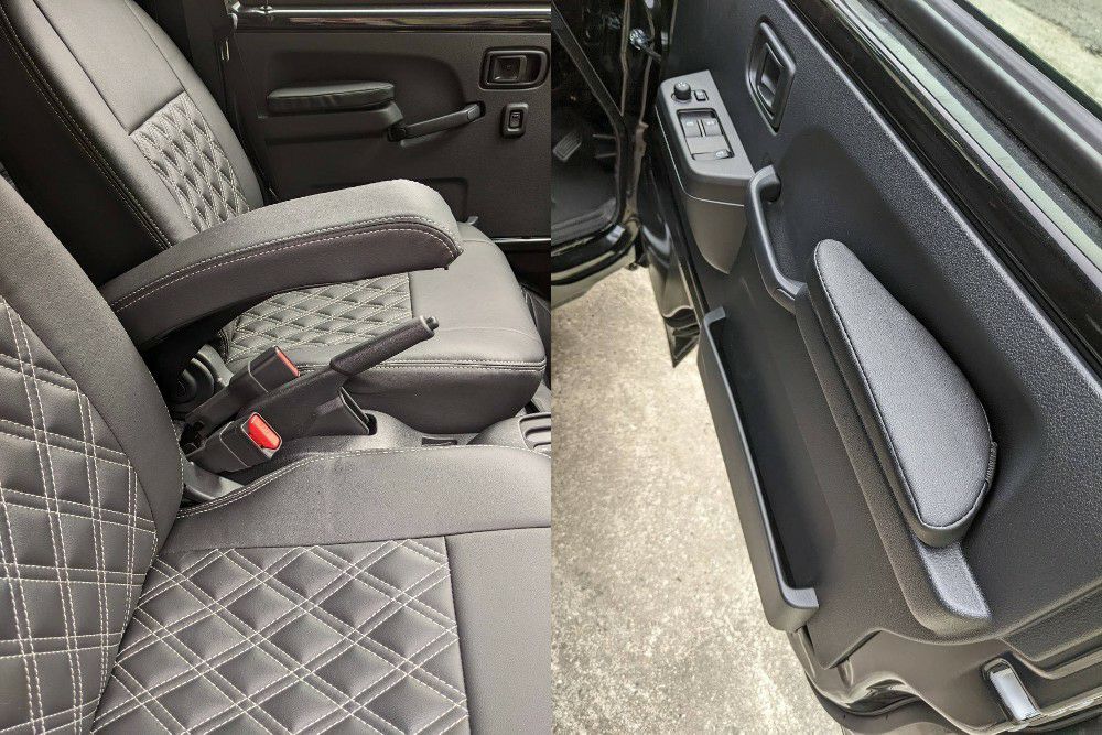 ハイゼットジャンボ専用 「センターアームレスト＆ドアアームレスト  