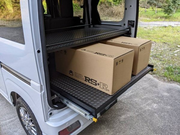 【SHINKE】S700V系 ハイゼットカーゴ専用スライドキャリア　クルーズ/デラックス用